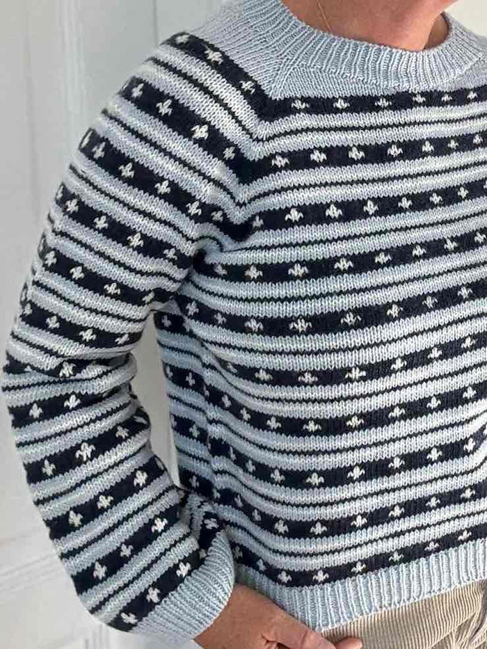 Nautic Sweater, knitting kit in Önling No 3 Knitting kits Lenes knitwear