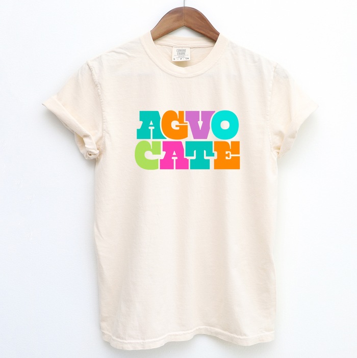 Neon Colorful Agvocate– Comfort Colors T-Shirt
