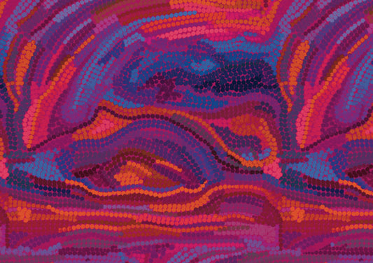 Neon Salts - Aboriginal Art Print