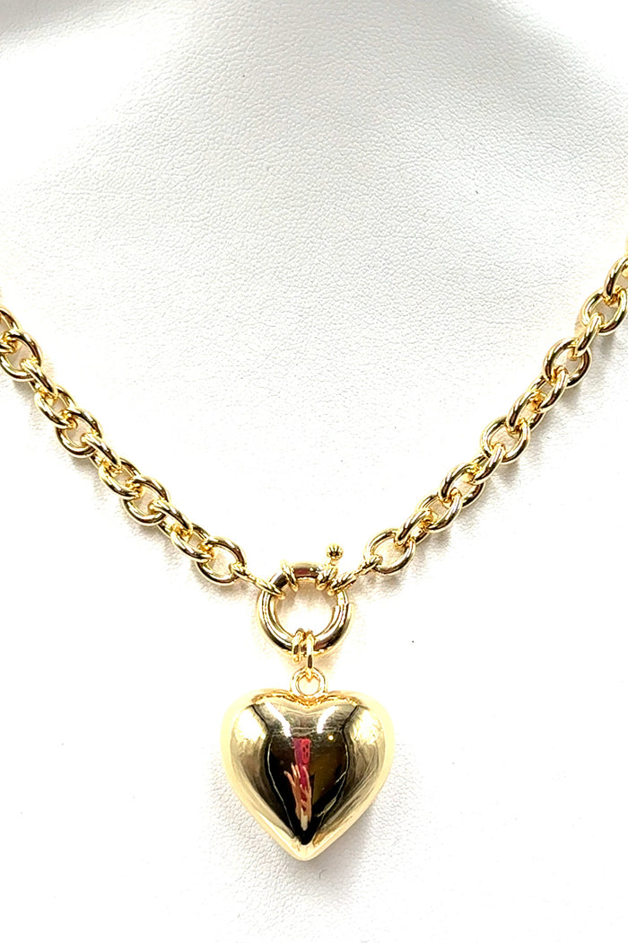 Style the Nicolas Heart Necklace exclusively at Born To Glam