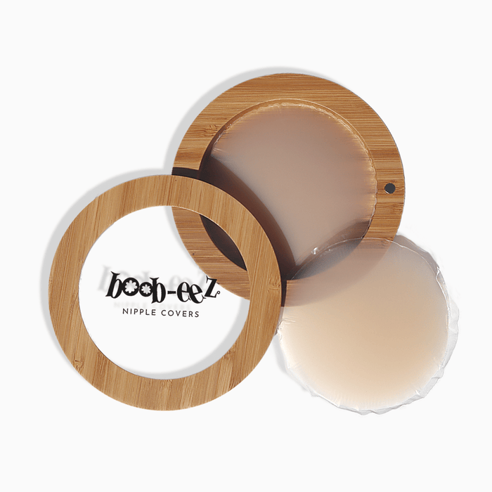 Nipple Covers + Bamboo Compact: Light Tint - Intimate Whispers