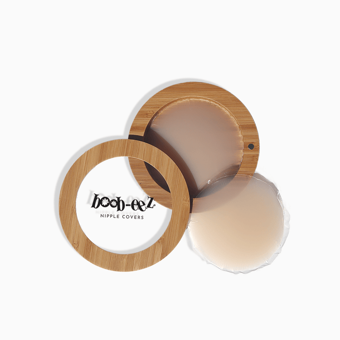 Nipple Covers + Bamboo Compact: Light Tint - Intimate Whispers