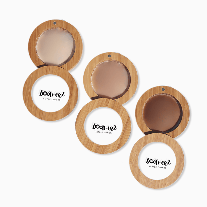 Nipple Covers + Bamboo Compact: Medium Tint - Intimate Whispers