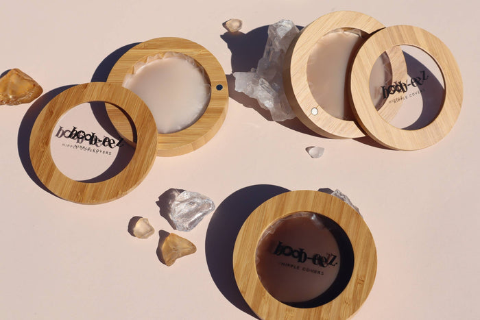Nipple Covers + Bamboo Compact: Medium Tint - Intimate Whispers