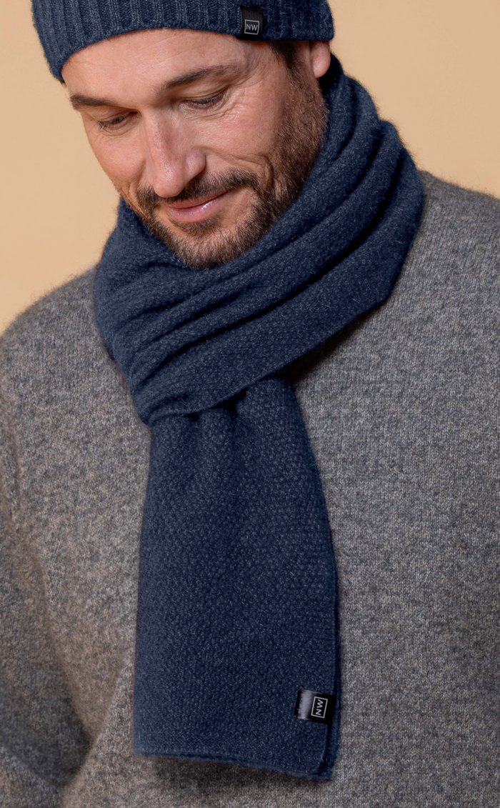 Noble Wilde - Merino & Possum Moss Monti Accessory Set (Scarf & Beanie)