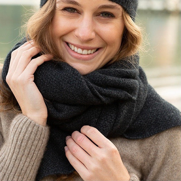 Noble Wilde - Merino & Possum Moss Monti Scarf