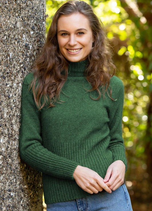 Noble Wilde - Merino & Possum Rib Turtle Sweater