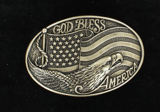 Nocona America Belt Buckle