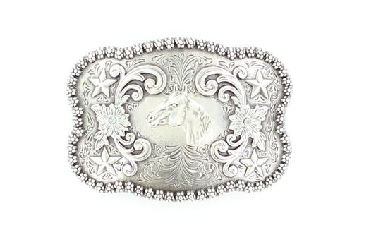 Nocona Horsehead Belt Buckle