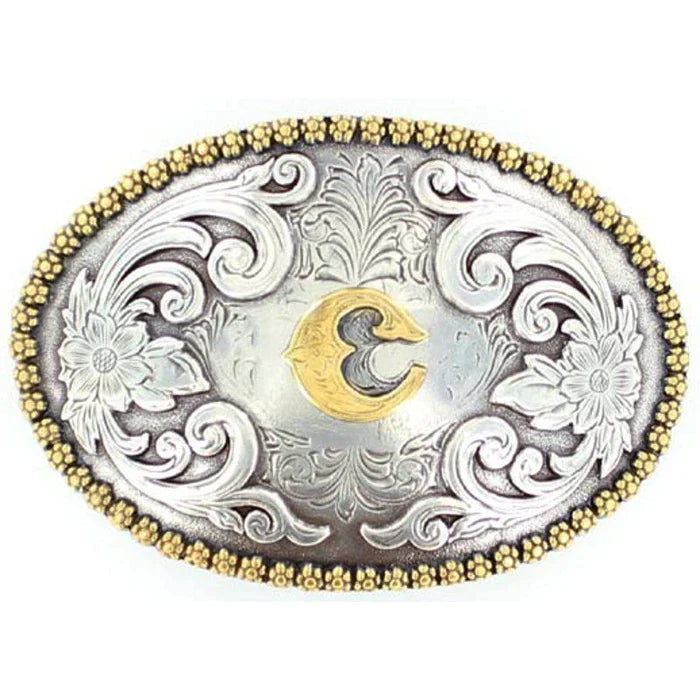 Nocona Initial C Belt Buckle