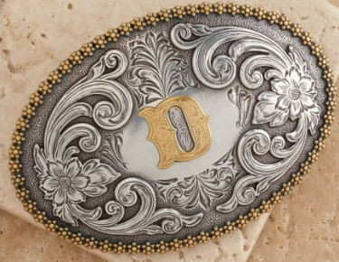 Nocona Initial D Belt Buckle
