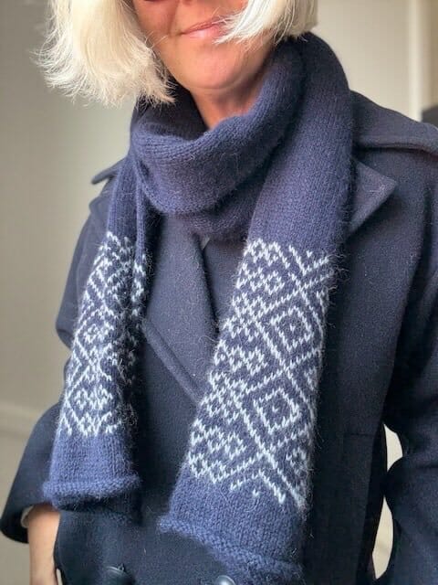 Northern Scarf, knitting kit in Önling No 1