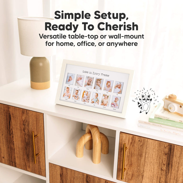 Simple Setup, Ready To Cherish
Versatile table-top or wall-mount for home, office, or anywhere
