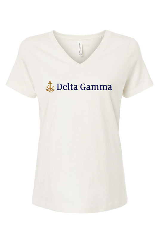 Official Delta Gamma V-Neck - Hannah's Closet - The Official Boutique for Delta Gamma