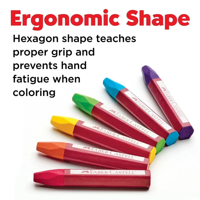 Oil Pastels with Storage Case For Kids - Set of 24