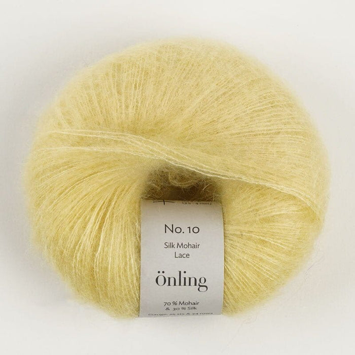 Önling No 10: Luxurious and exquisite silk mohair - Banana yellow (014)