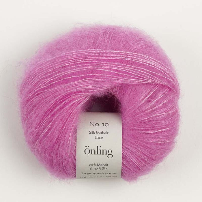 Önling No 10: Luxurious and exquisite silk mohair - Bubblegum pink (023)