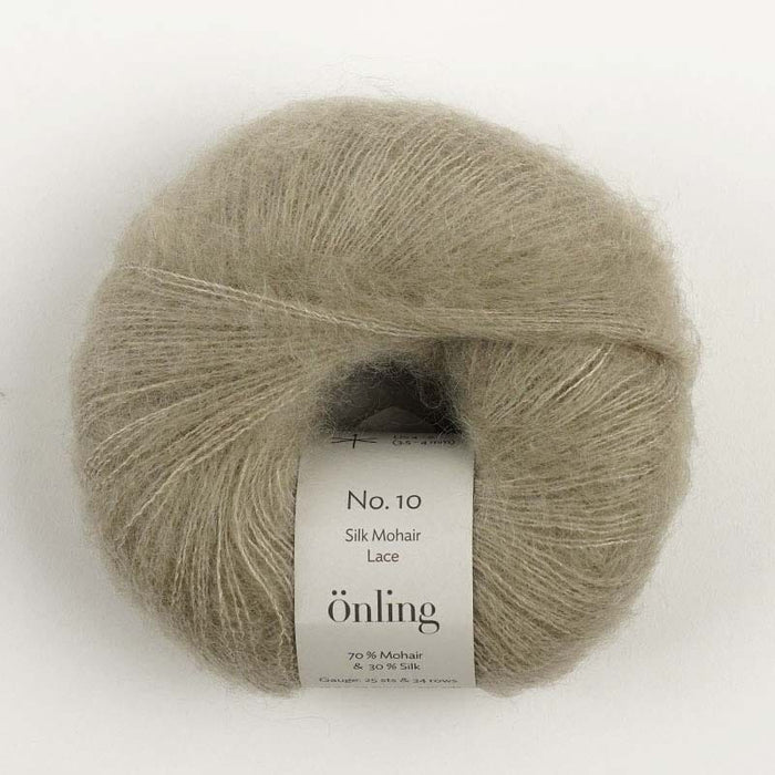 Önling No 10: Luxurious and exquisite silk mohair - Clay Brown (081)
