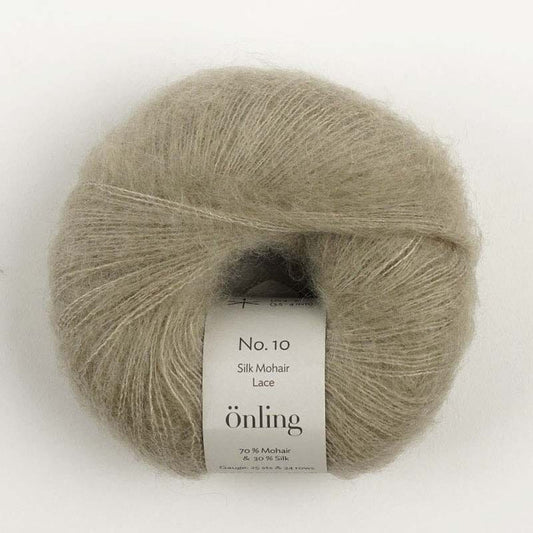 Önling No 10: Luxurious and exquisite silk mohair - Clay Brown (081)