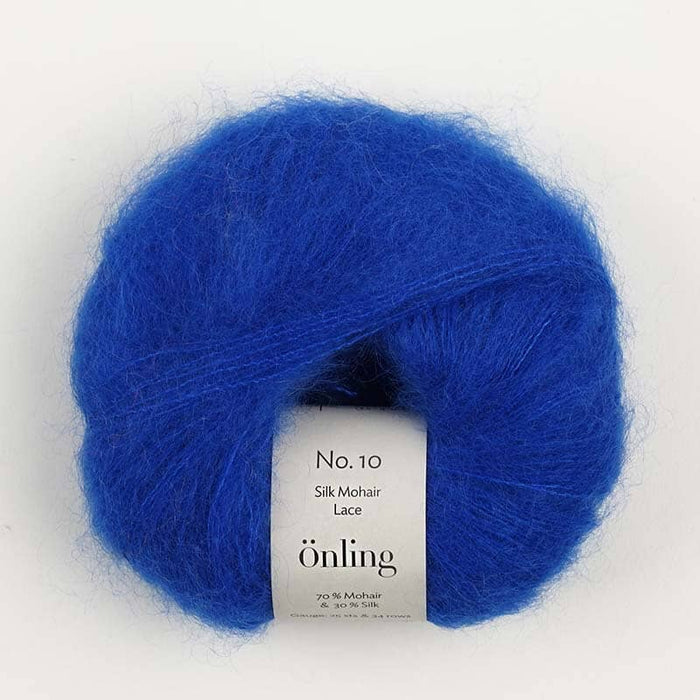 Önling No 10: Luxurious and exquisite silk mohair - Cobolt blue (045)