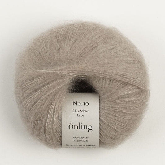 Önling No 10: Luxurious and exquisite silk mohair - Cold light beige (006)