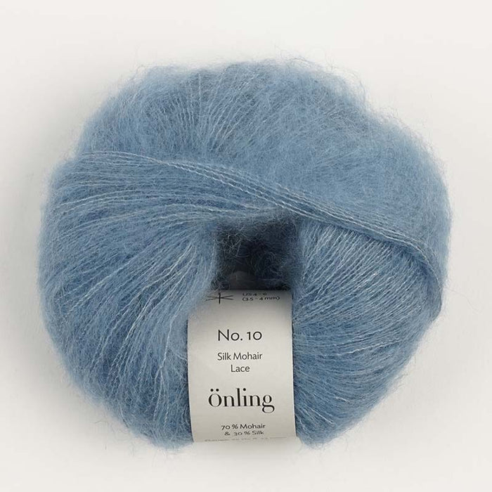 Önling No 10: Luxurious and exquisite silk mohair - Dove blue (012)