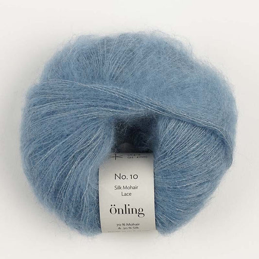 Önling No 10: Luxurious and exquisite silk mohair - Dove blue (012)