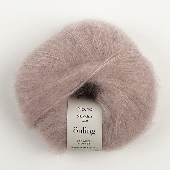 Önling No 10: Luxurious and exquisite silk mohair - Grey rose (053)