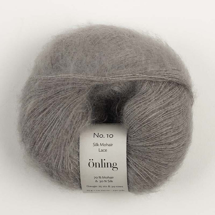 Önling No 10: Luxurious and exquisite silk mohair - Slate grey (004)