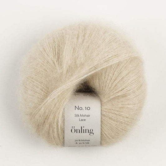 Önling No 10: Luxurious and exquisite silk mohair - Warm light beige (016)