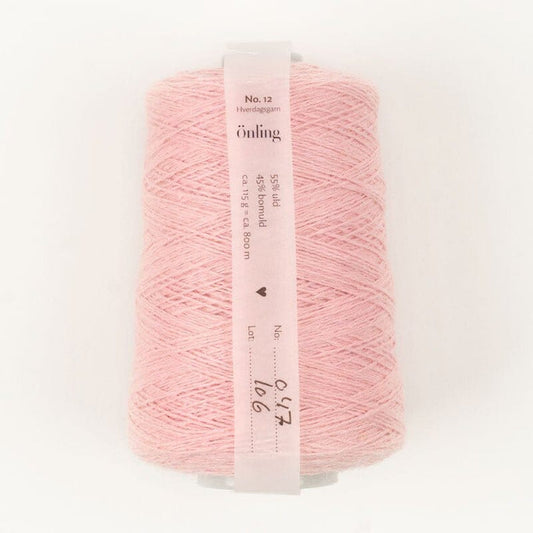 Önling No 12: All - season wool and cotton blend yarn - Cherry blossom (047)