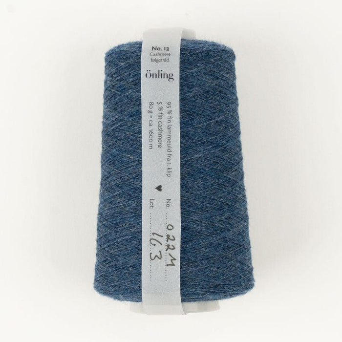 Önling No 13: Companion yarn cob - web weight - Jeans blue melange (022m)