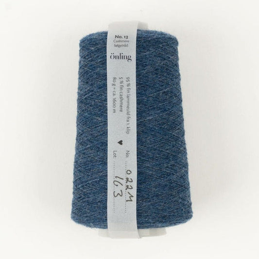 Önling No 13: Companion yarn cob - web weight - Jeans blue melange (022m)