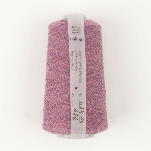 Önling No 13: Companion yarn cob - web weight - Light plum melange (024m)