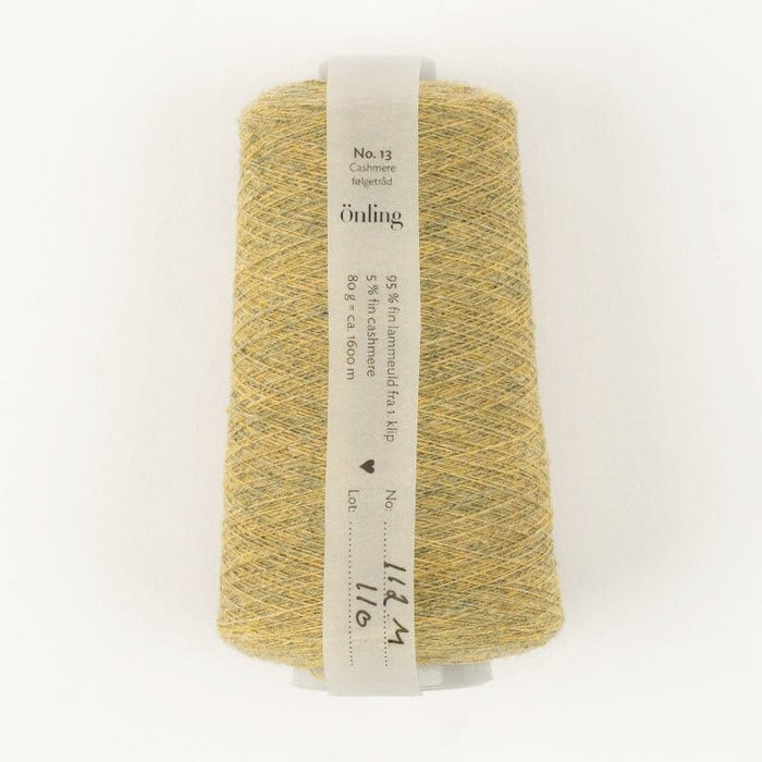 Önling No 13: Companion yarn cob - web weight - Olive melange (112m)