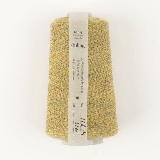 Önling No 13: Companion yarn cob - web weight - Olive melange (112m)
