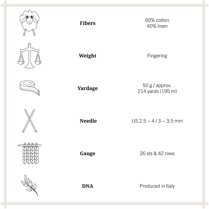 Önling No 21: Premium organic cotton linen yarn - Lime green (127)