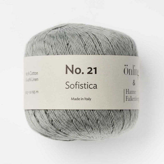 Önling No 21: Premium organic cotton linen yarn - Medium Grey