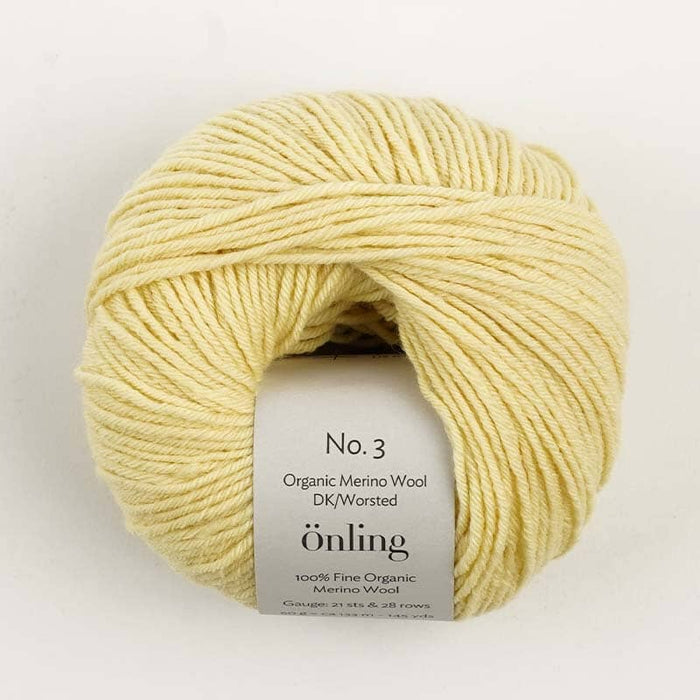 Önling No 3: 100% heavy organic merino wool - Banana yellow (014)