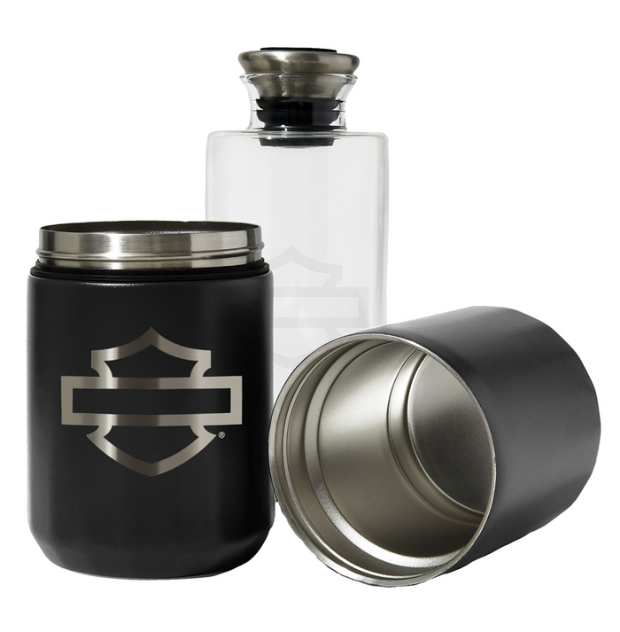 Open Bar & Shield Travel Decanter