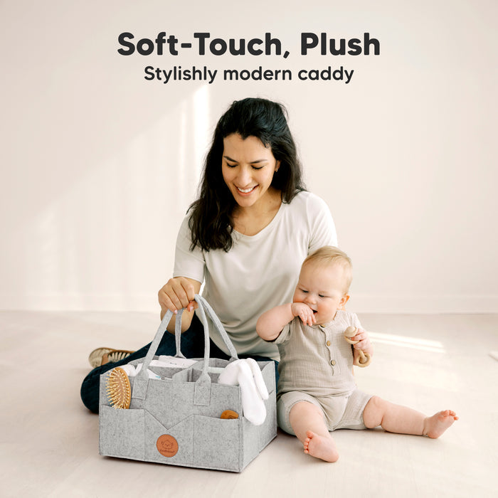 Soft-Touch, Plush
Stylishly modern caddy