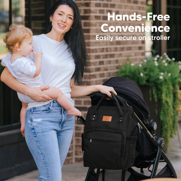 Hands-Free Convenience, Easily secure on stroller
