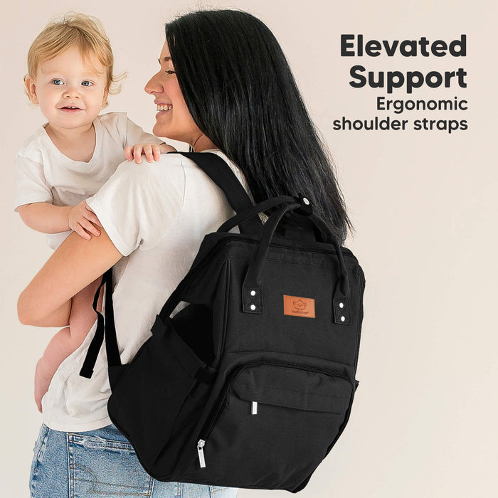 Elevated Support, Ergonomic shoulder straps