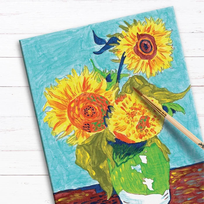 Paint by Number Sunflowers