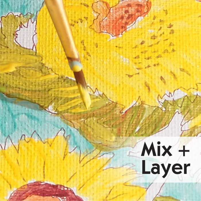 Paint by Number Sunflowers