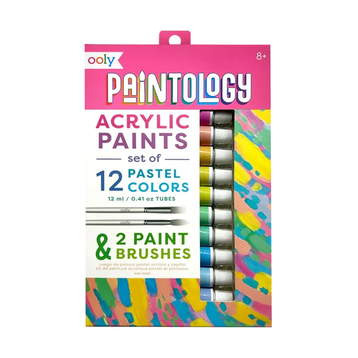 Paintology Acrylic Pastel Paints Set of 12