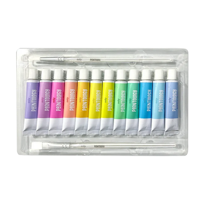 Paintology Acrylic Pastel Paints Set of 12