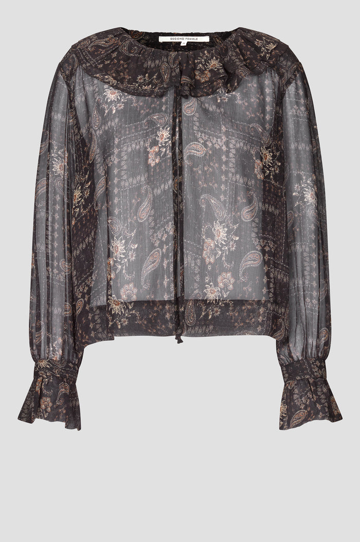 Paislia Frill Blouse