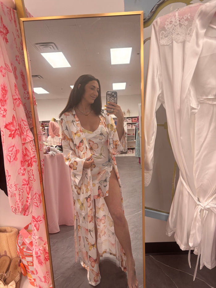 Pastel Wings- Mini Slip Nightgown - Intimate Whispers