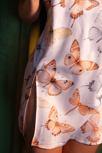 Pastel Wings- Mini Slip Nightgown - Intimate Whispers